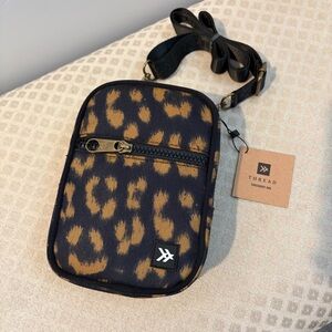 Thread Crossbody Bag Leopard Print NWT Adjustable Strap Small Travel Bag